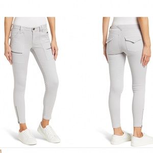 Joie Mid-Rise Grey Skinny Jeans